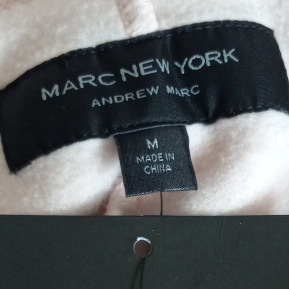 NWT $89 MARC NEW YORK Pink Full Front Zip Poncho Cape Sz M WARM! - Picture 7 of 9